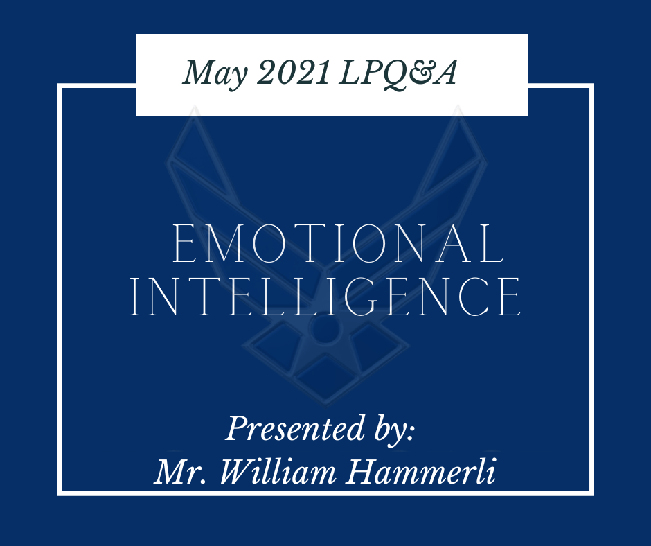 May LPQ&A "Emotional Intelligence" Event Link